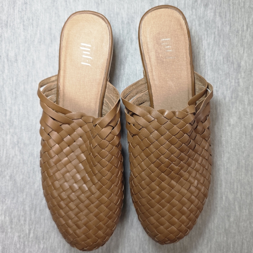J.Jill Cameron Studded Woven Clogs Size 7.5